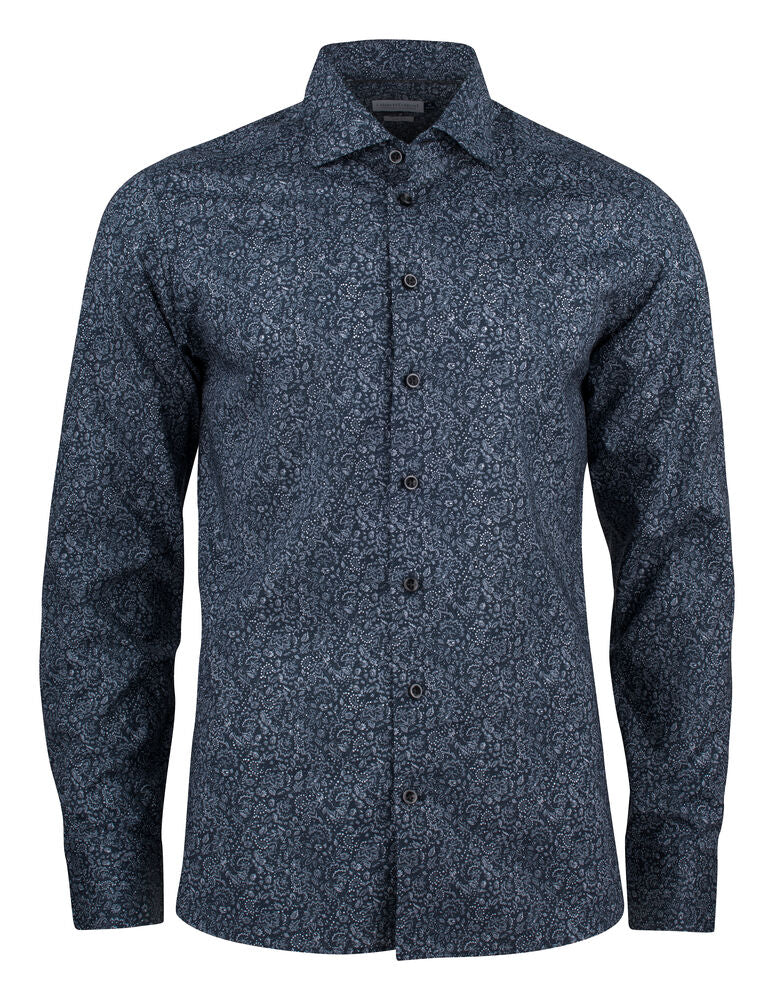 LANGE SKJORTER - Indigo Bow 37 Slim -  - Hr Ravn