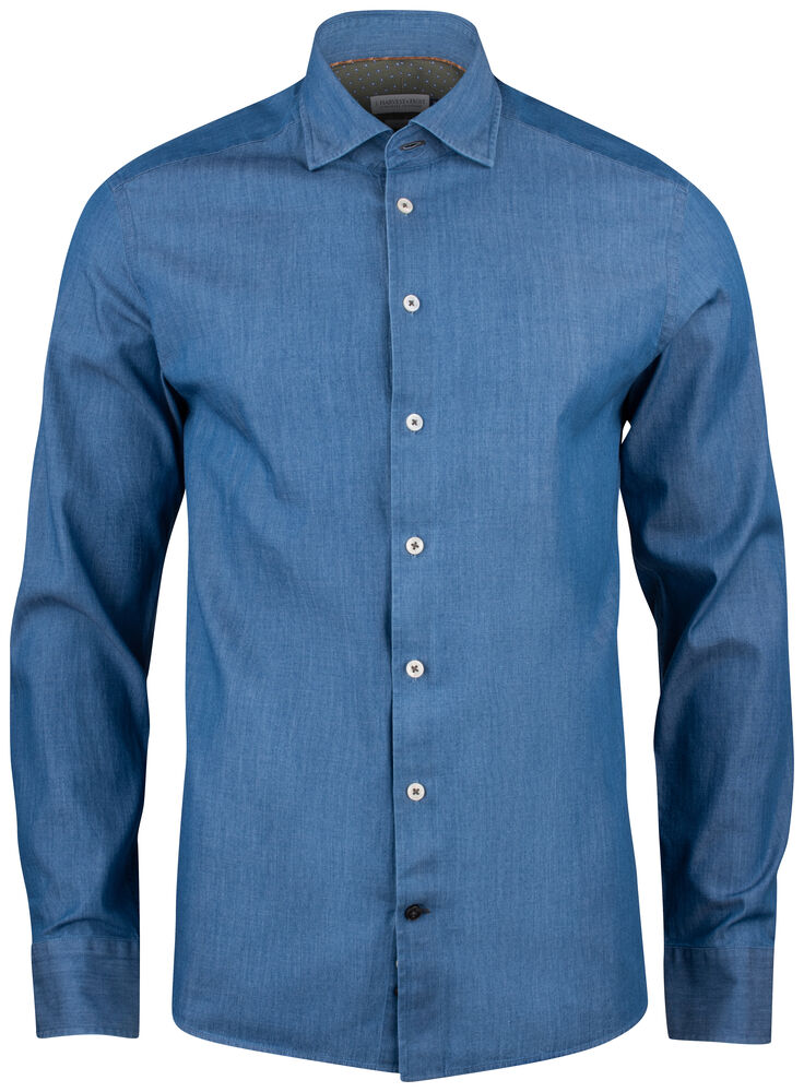 LANGE SKJORTER - Indigo Bow 130 Regular -  - Hr Ravn