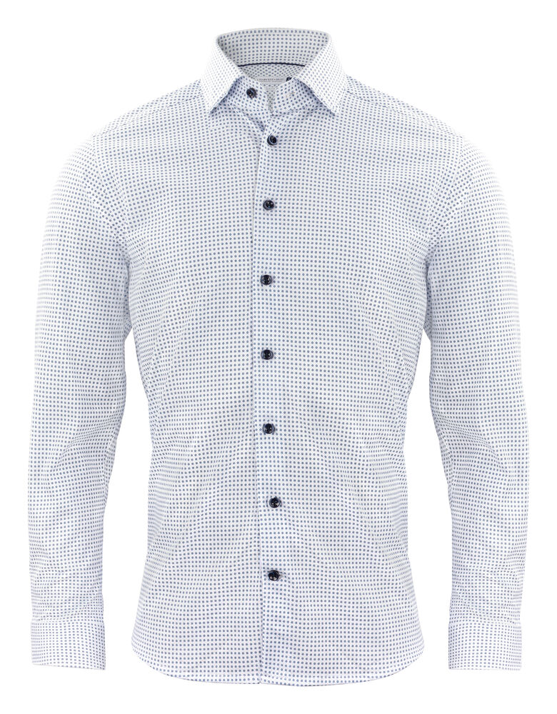 LANGE SKJORTER - Indigo Bow 131 Regular -  - Hr Ravn