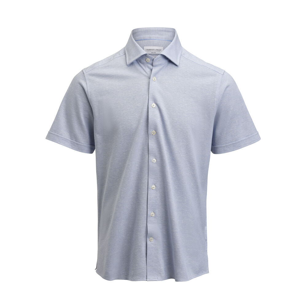 LANGE SKJORTER - Indigo Bow 133 S/S Shirt Tailored Fit -  - Hr Ravn
