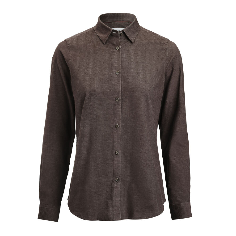 LANGE SKJORTER - Indigo Bow 134 Fløjls Skjorte Dame contemporary -  - Hr Ravn
