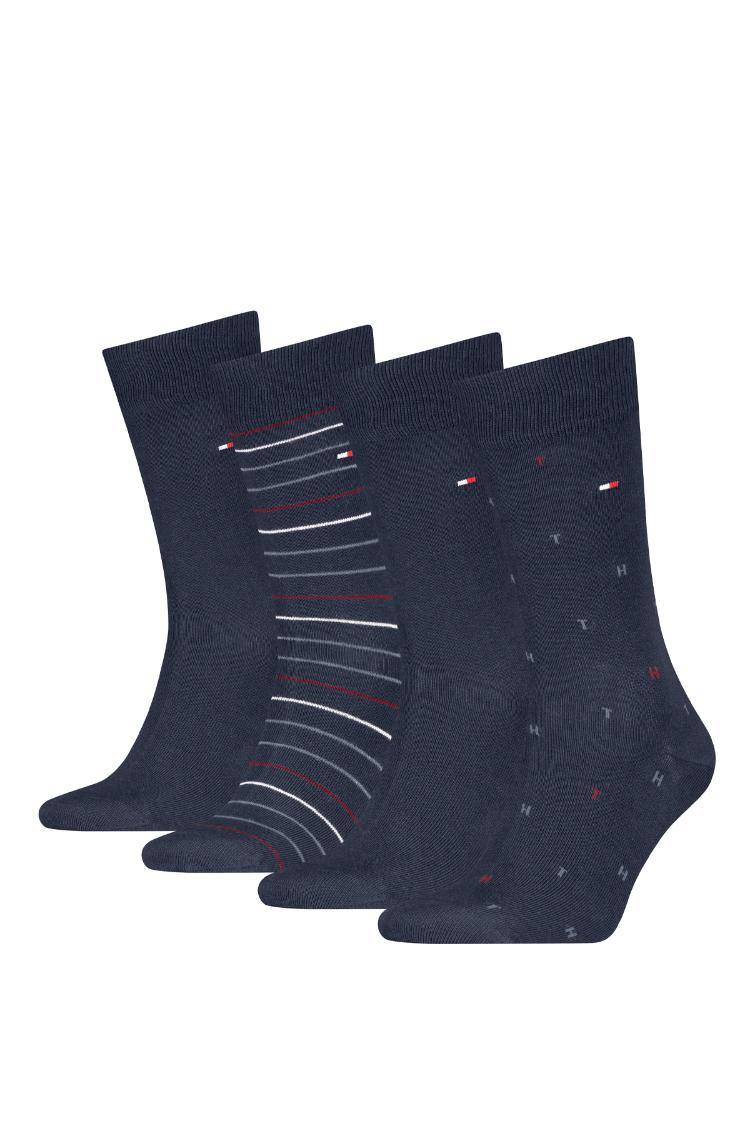 STRØMPER - Tommy Hilfiger Men Sock 4Pk -  - Hr Ravn