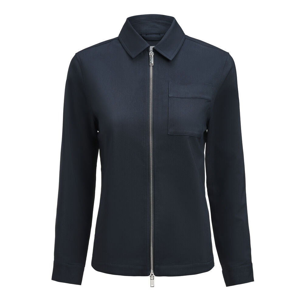 OVERSHIRT - Modern Zip Overshirt dame -  - Hr Ravn