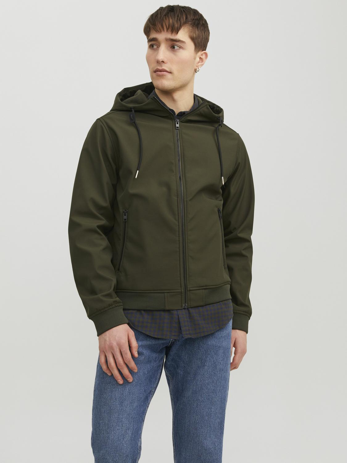 Jackets - Jjebasic Softshell Hood Noos -  - Hr Ravn