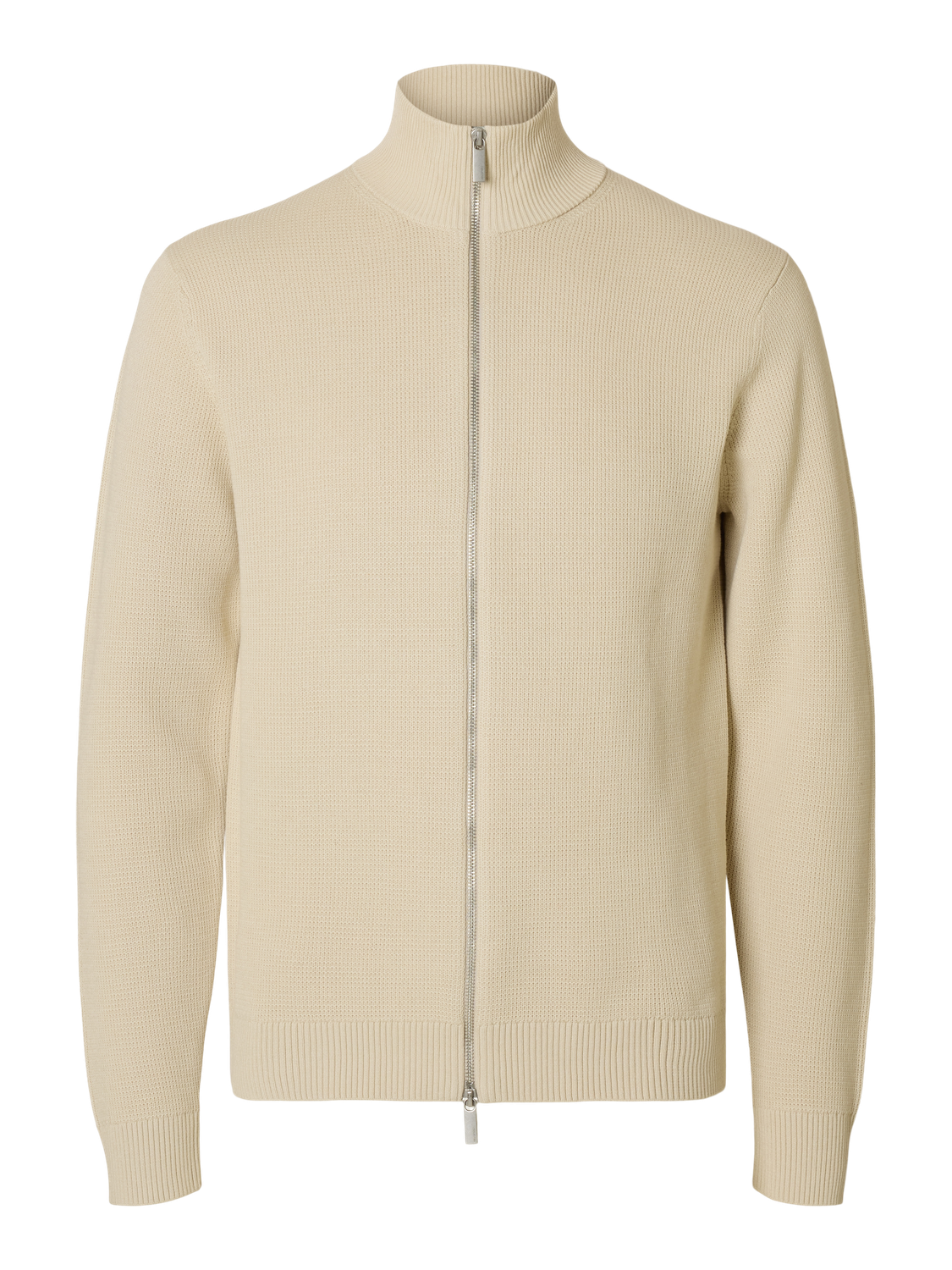 STRIK - Slhdane LS Knit Structure Full Zip Noos -  - Hr Ravn