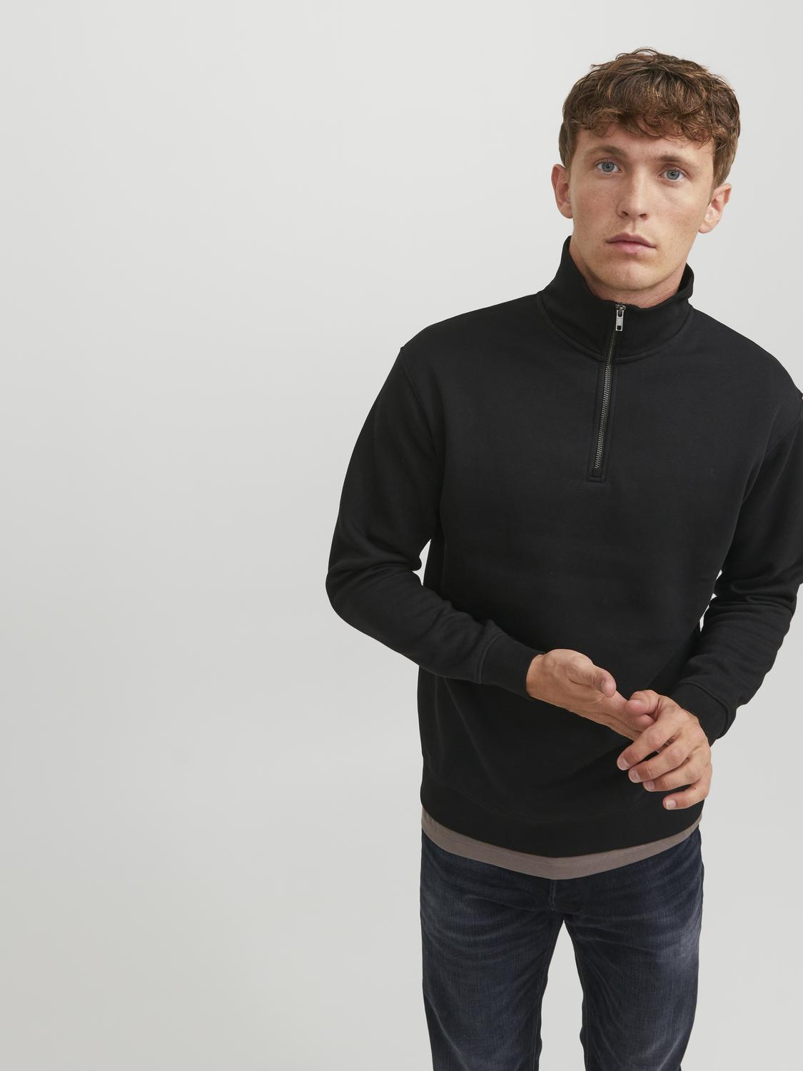 SWEATSHIRTS - Jjebradley Sweat Half Zip Noos -  - Hr Ravn