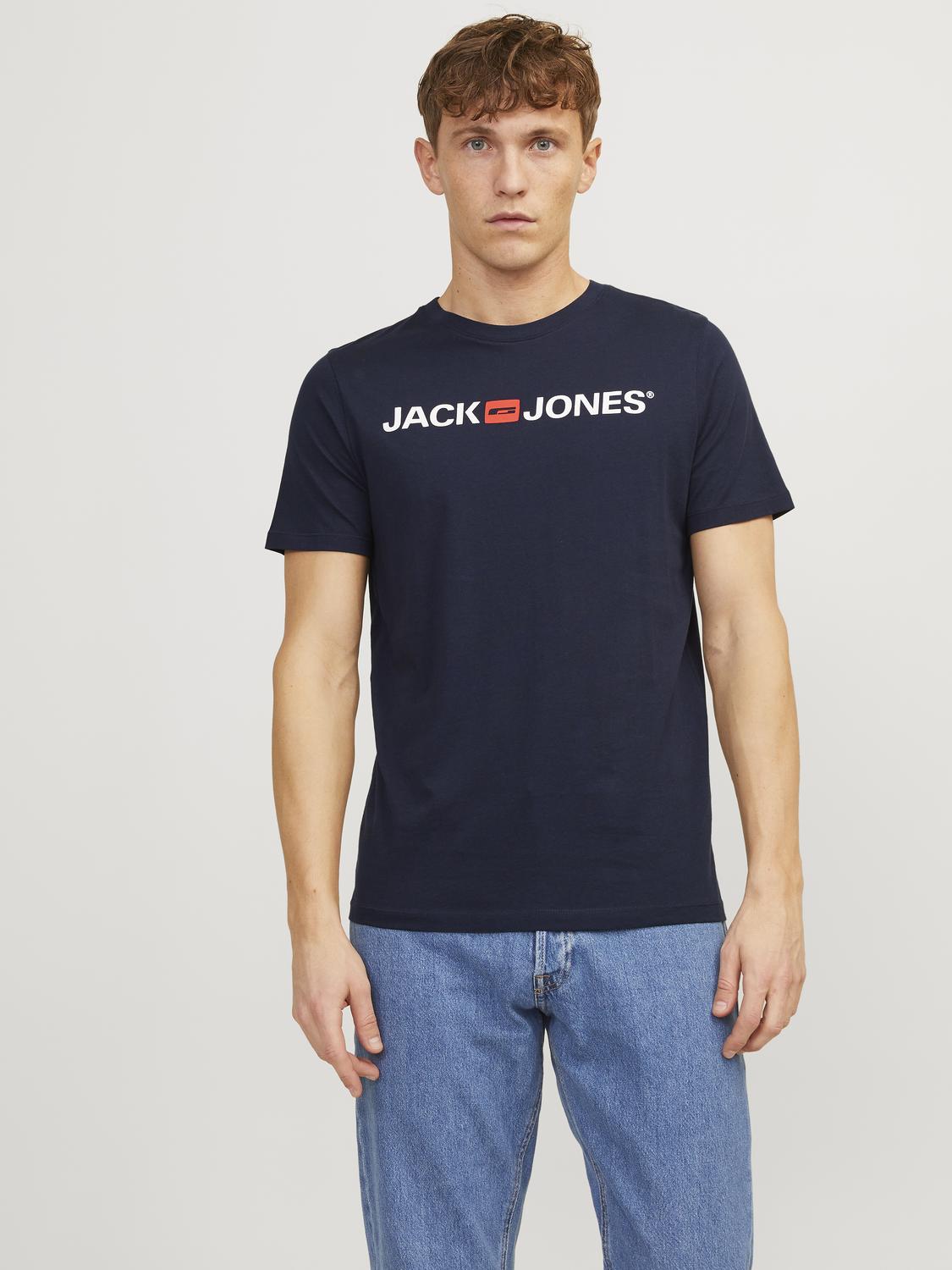 T-shirts - Jjecorp Logo Tee Ss Crew Neck 3Pkmp Noos -  - Hr Ravn