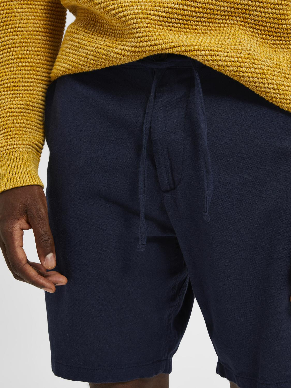 SHORTS - Slhregular-Brody Linen Bld Shorts Noos -  - Hr Ravn