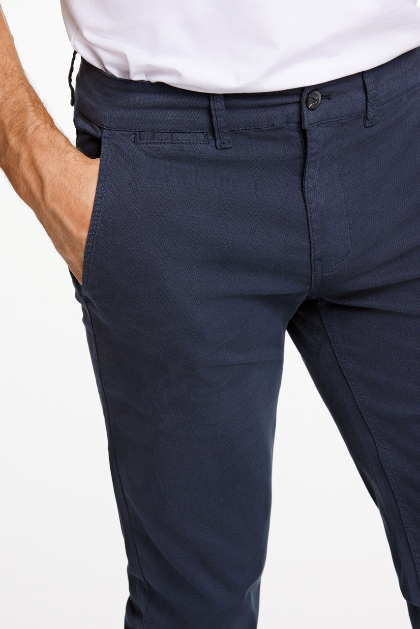 BUKSER - Structure superflex chinos -  - Hr Ravn