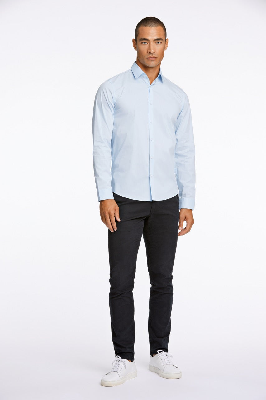 LANGE SKJORTER - Superflex poplin shirt L/S -  - Hr Ravn