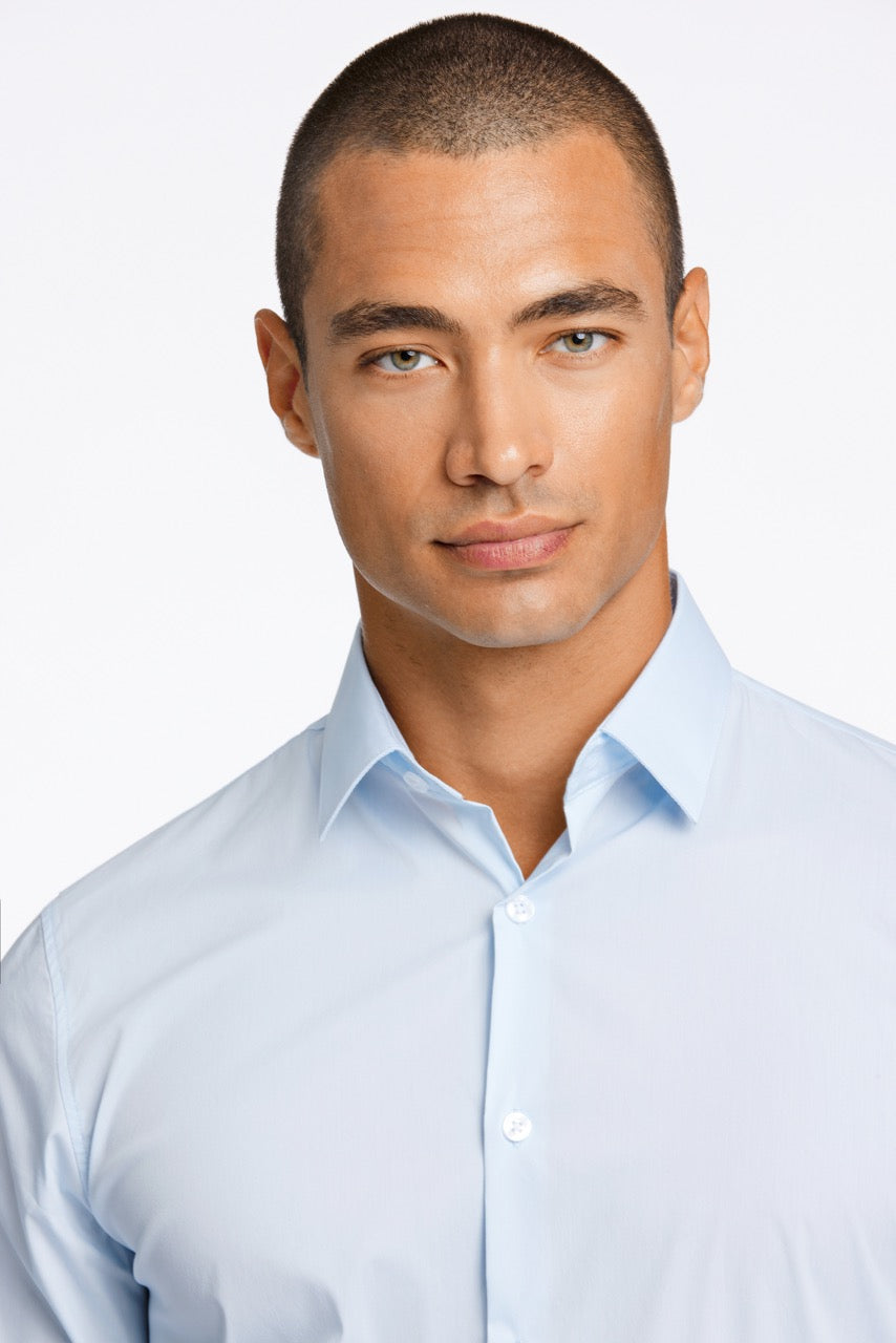 LANGE SKJORTER - Superflex poplin shirt L/S -  - Hr Ravn