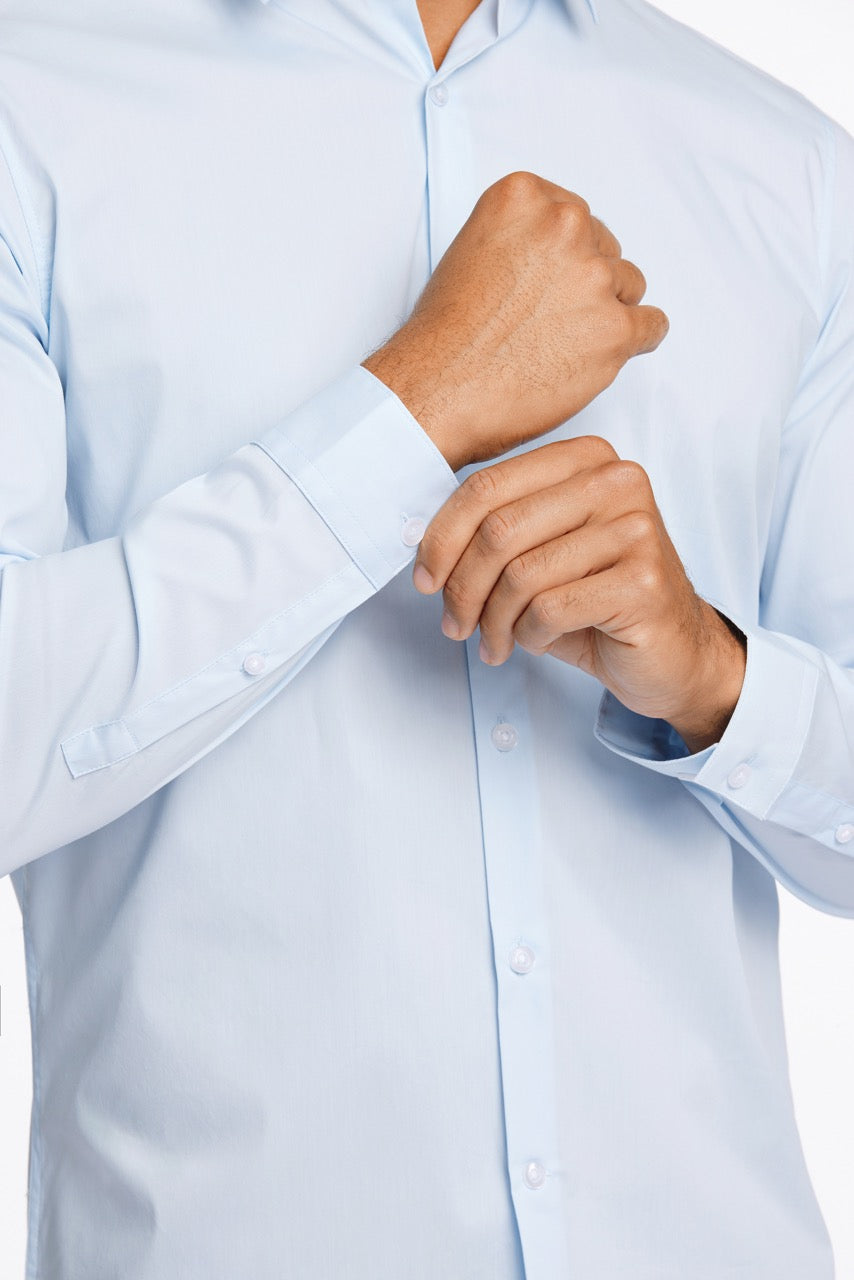 LANGE SKJORTER - Superflex poplin shirt L/S -  - Hr Ravn