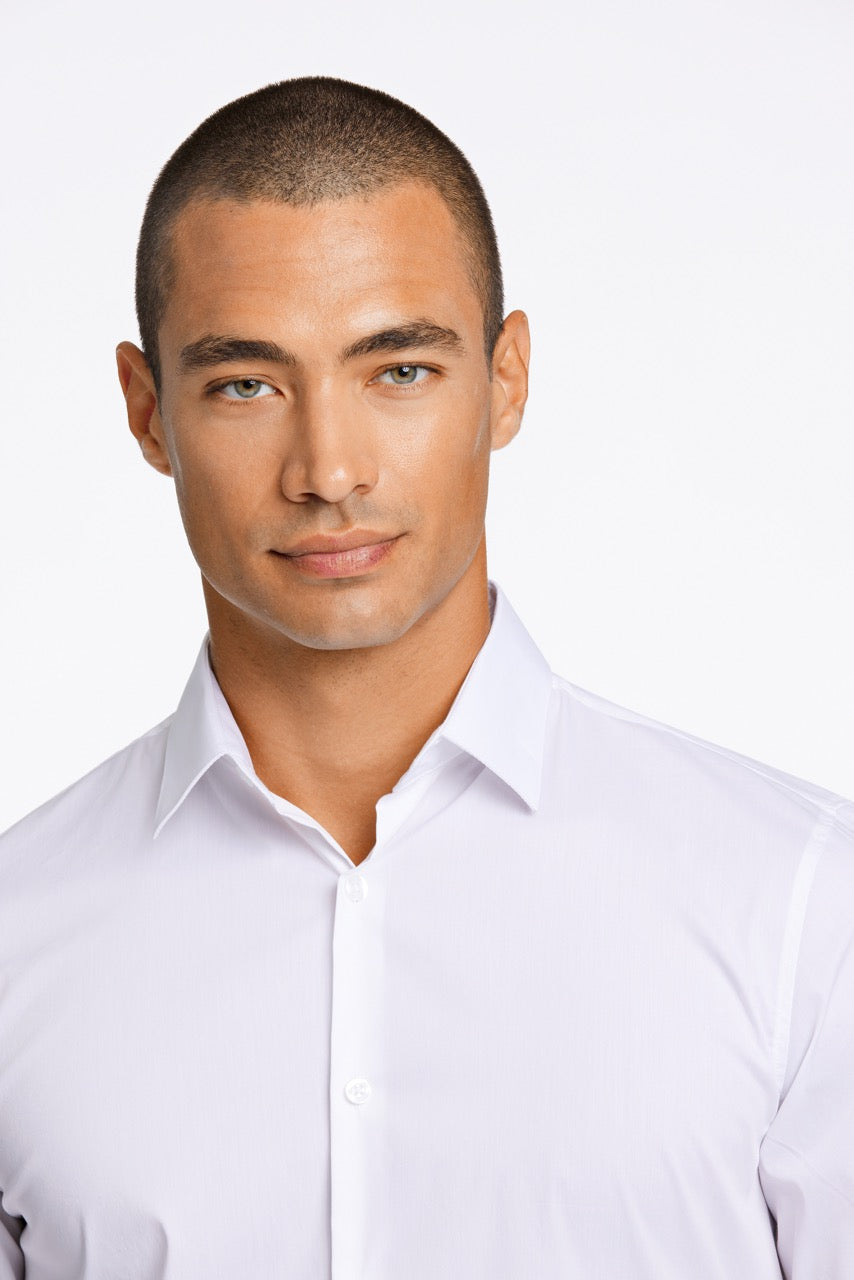 LANGE SKJORTER - Superflex poplin shirt L/S -  - Hr Ravn