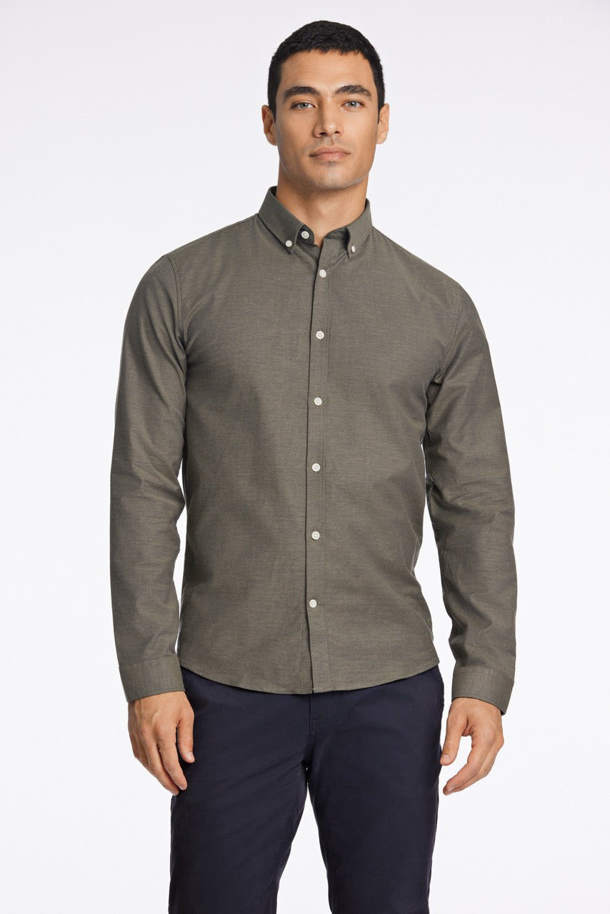 LANGE SKJORTER - Oxford superflex shirt L/S -  - Hr Ravn