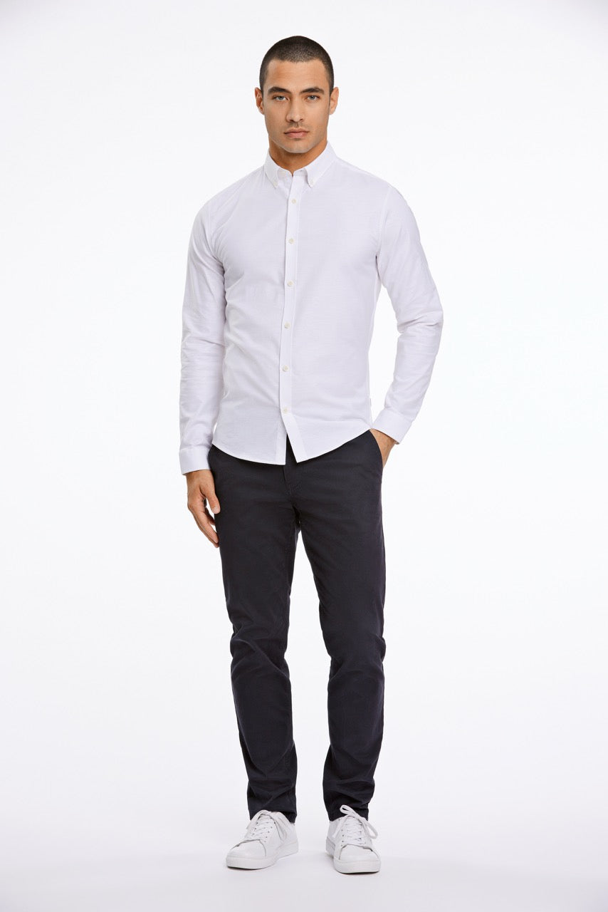 LANGE SKJORTER - Oxford superflex shirt L/S -  - Hr Ravn