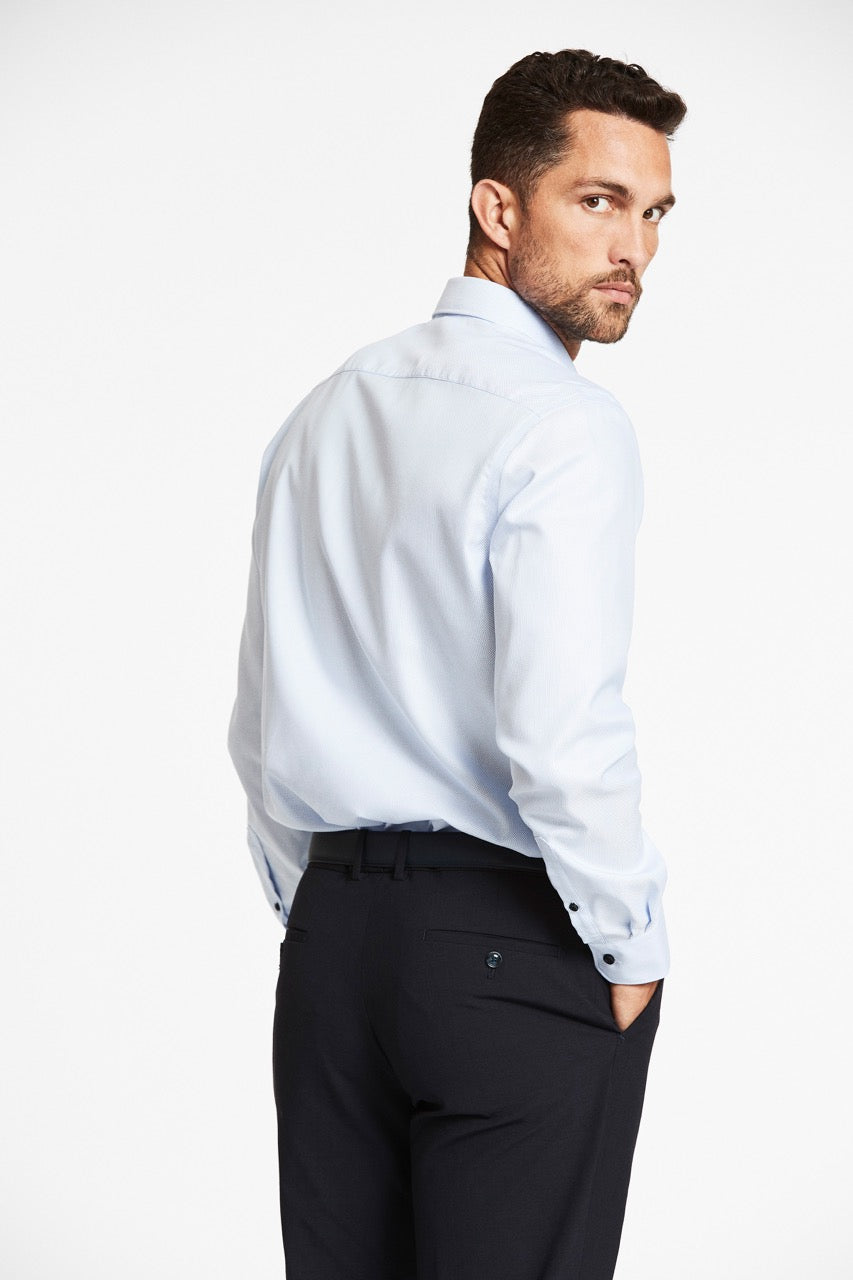 LANGE SKJORTER - 1927: Structure shirt WF L/S -  - Hr Ravn