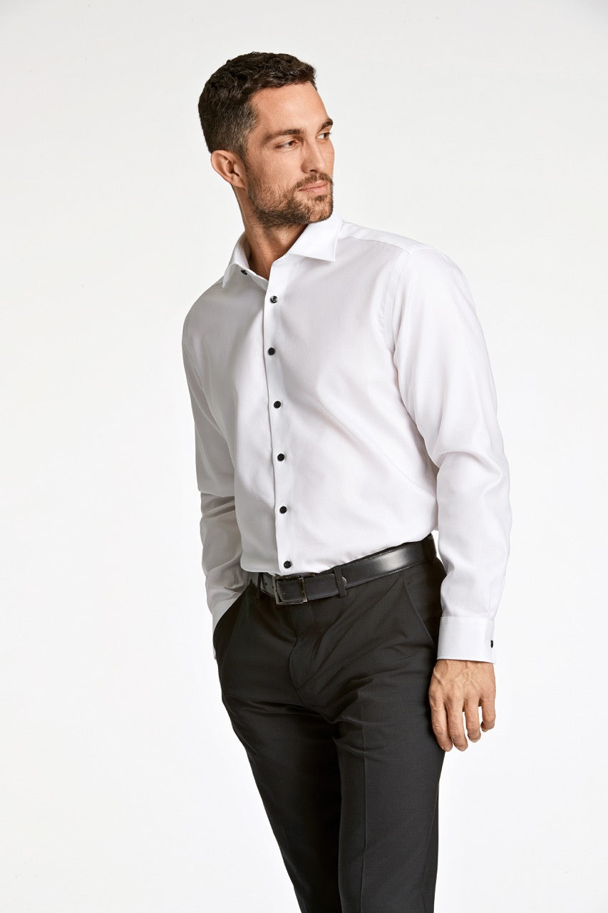 LANGE SKJORTER - 1927: Structure shirt WF L/S -  - Hr Ravn