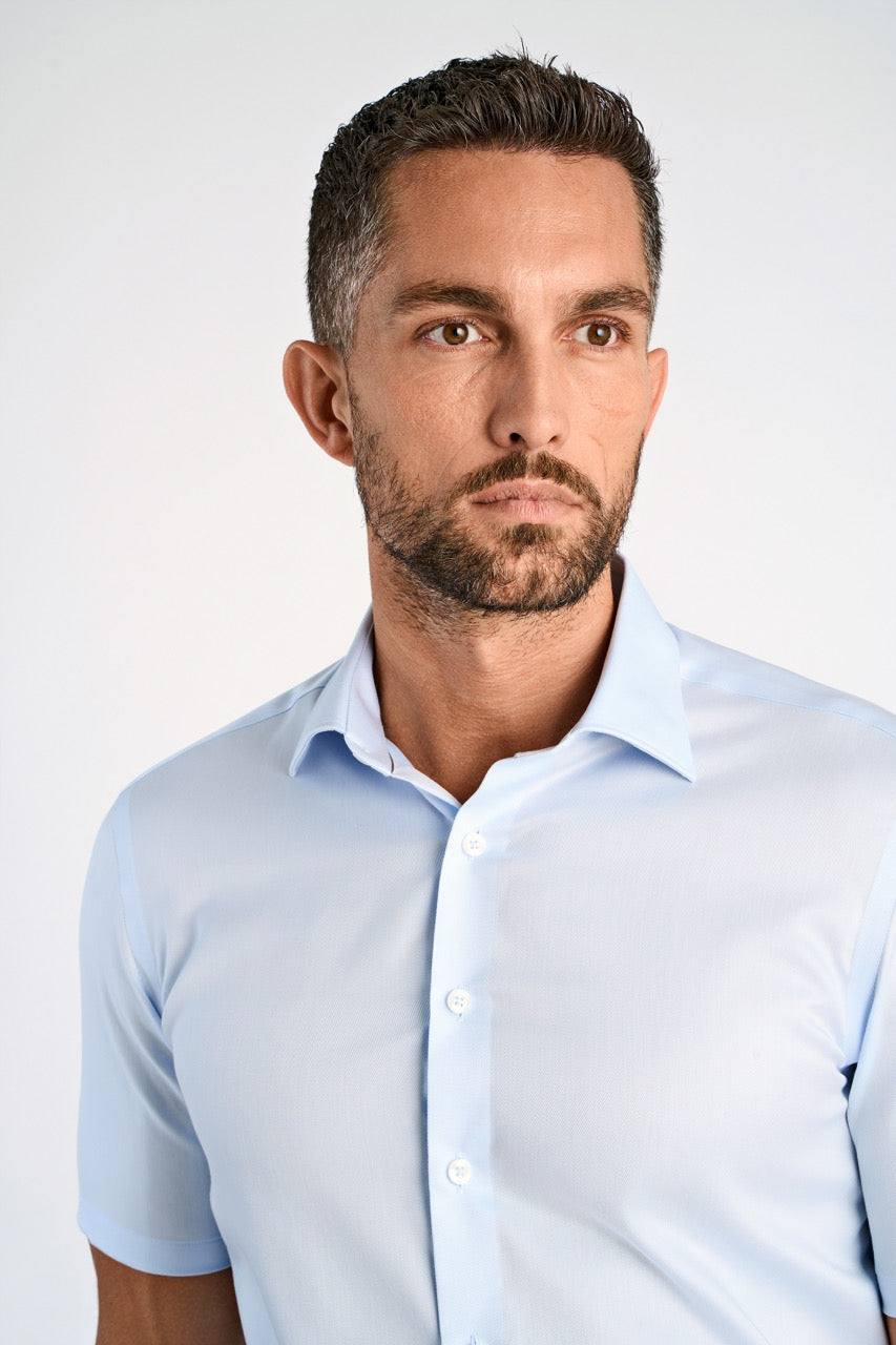 KORTE SKJORTER - 1927: Twill weave shirt WF S/S -  - Hr Ravn