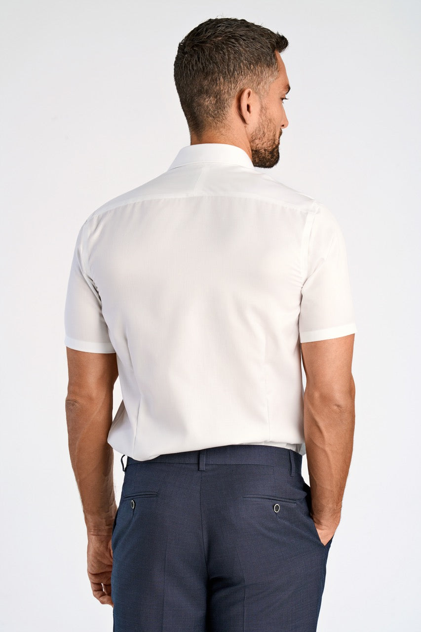 KORTE SKJORTER - 1927: Twill weave shirt WF S/S -  - Hr Ravn