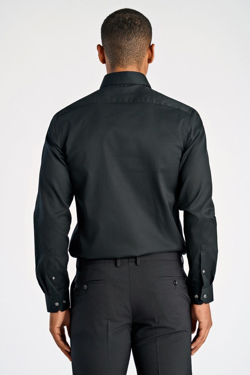 LANGE SKJORTER - Plain fine twill shirt, WF LS -  - Hr Ravn