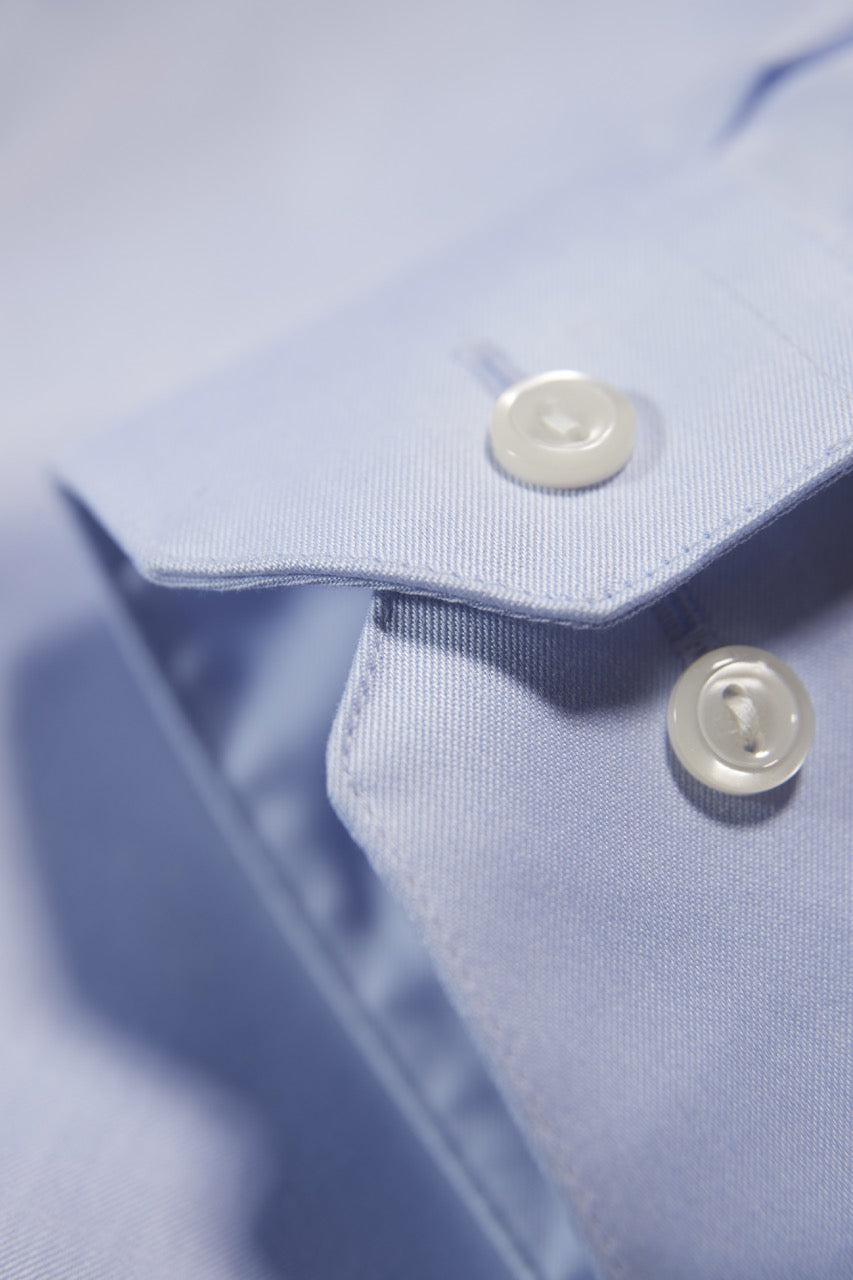 LANGE SKJORTER - Plain fine twill shirt, WF LS -  - Hr Ravn