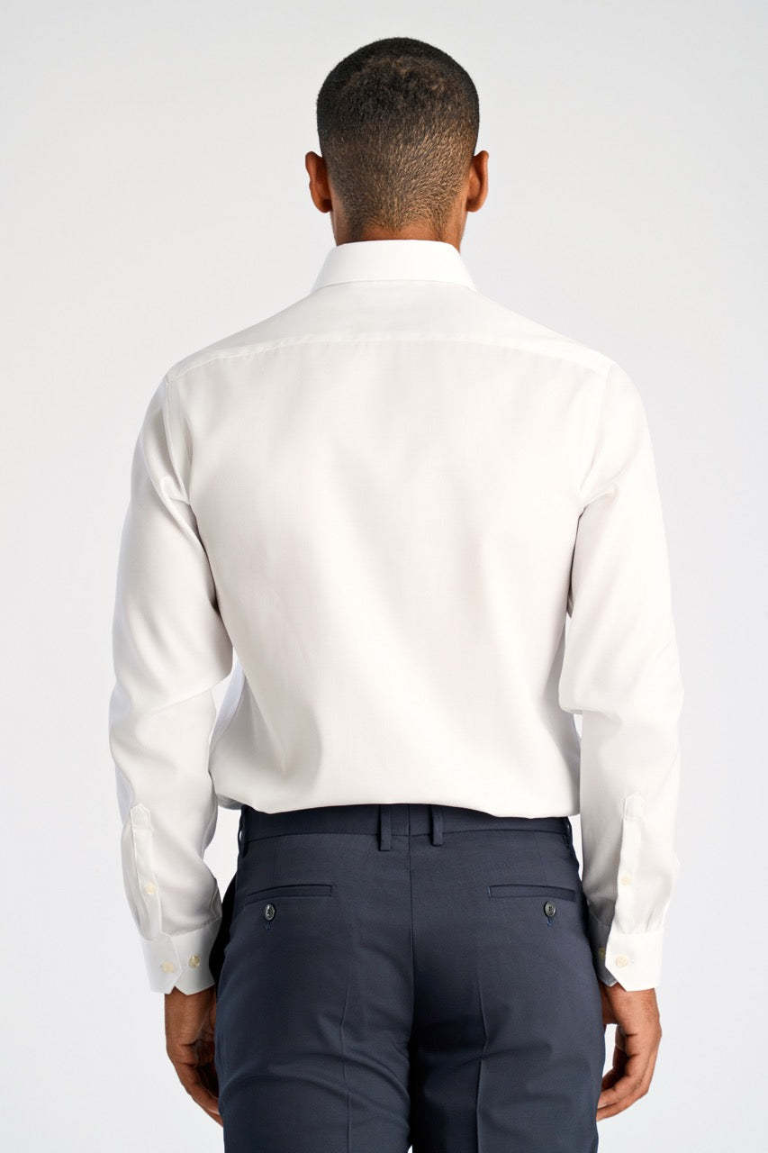 LANGE SKJORTER - Plain fine twill shirt, WF LS -  - Hr Ravn