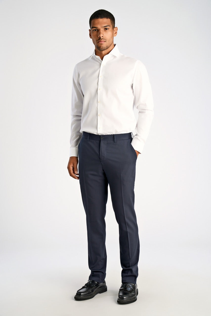 LANGE SKJORTER - Plain fine twill shirt, WF LS -  - Hr Ravn