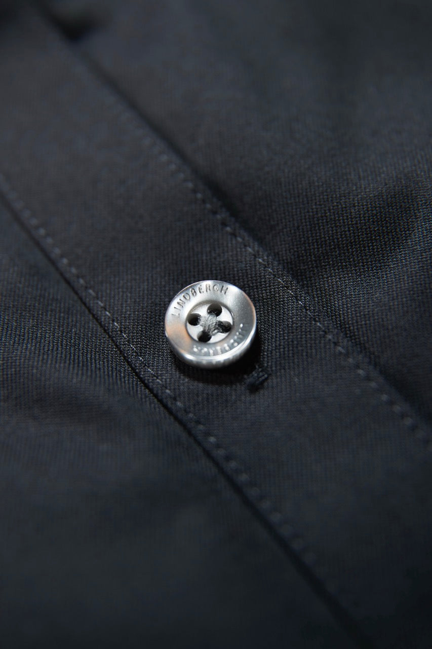 Plain twill stretch shirt L/S