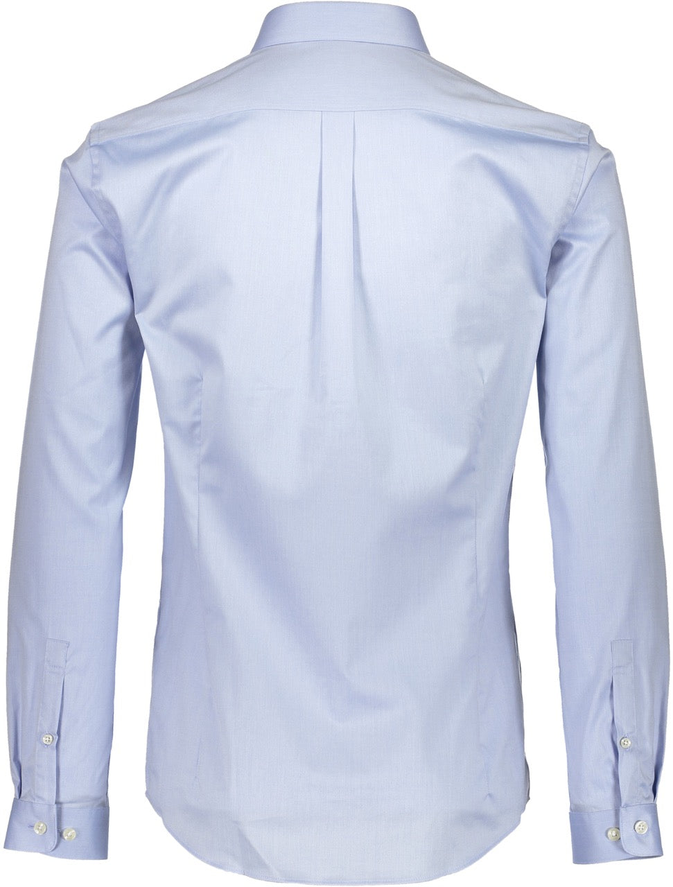 Plain twill stretch shirt L/S