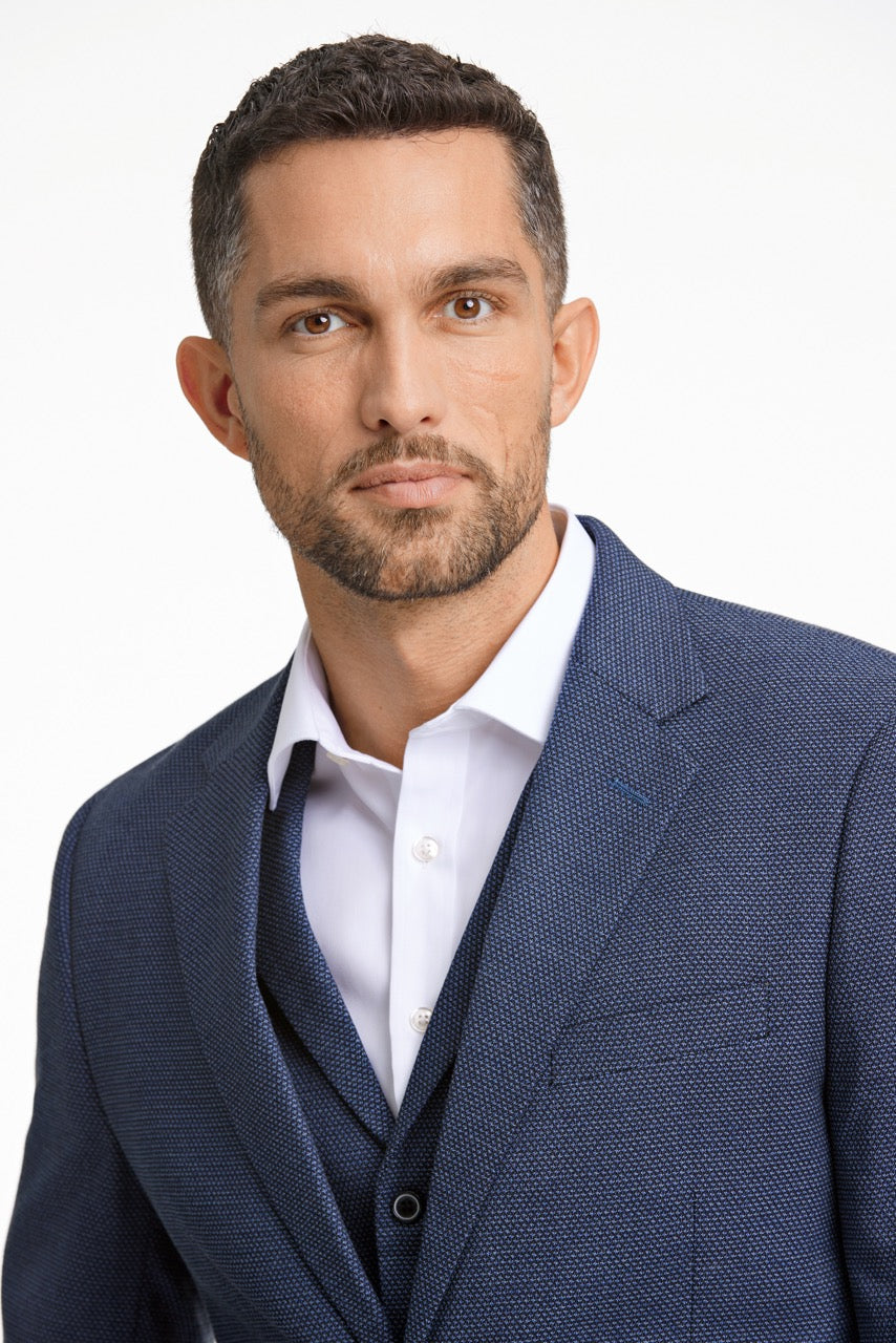 BLAZER - Dobby stretch blazer -  - Hr Ravn
