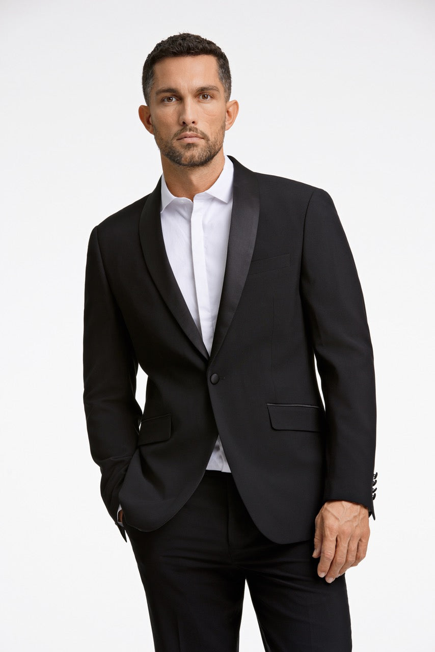 BLAZER - Superflex tuxedo blazer -  - Hr Ravn