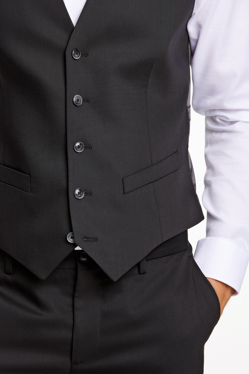 BLAZER - Technical stretch waistcoat -  - Hr Ravn