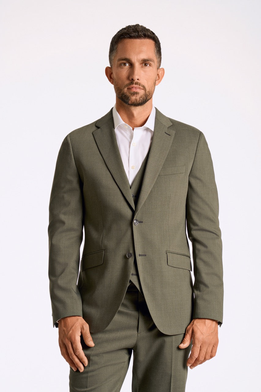 BLAZER - Technical stretch blazer combi -  - Hr Ravn