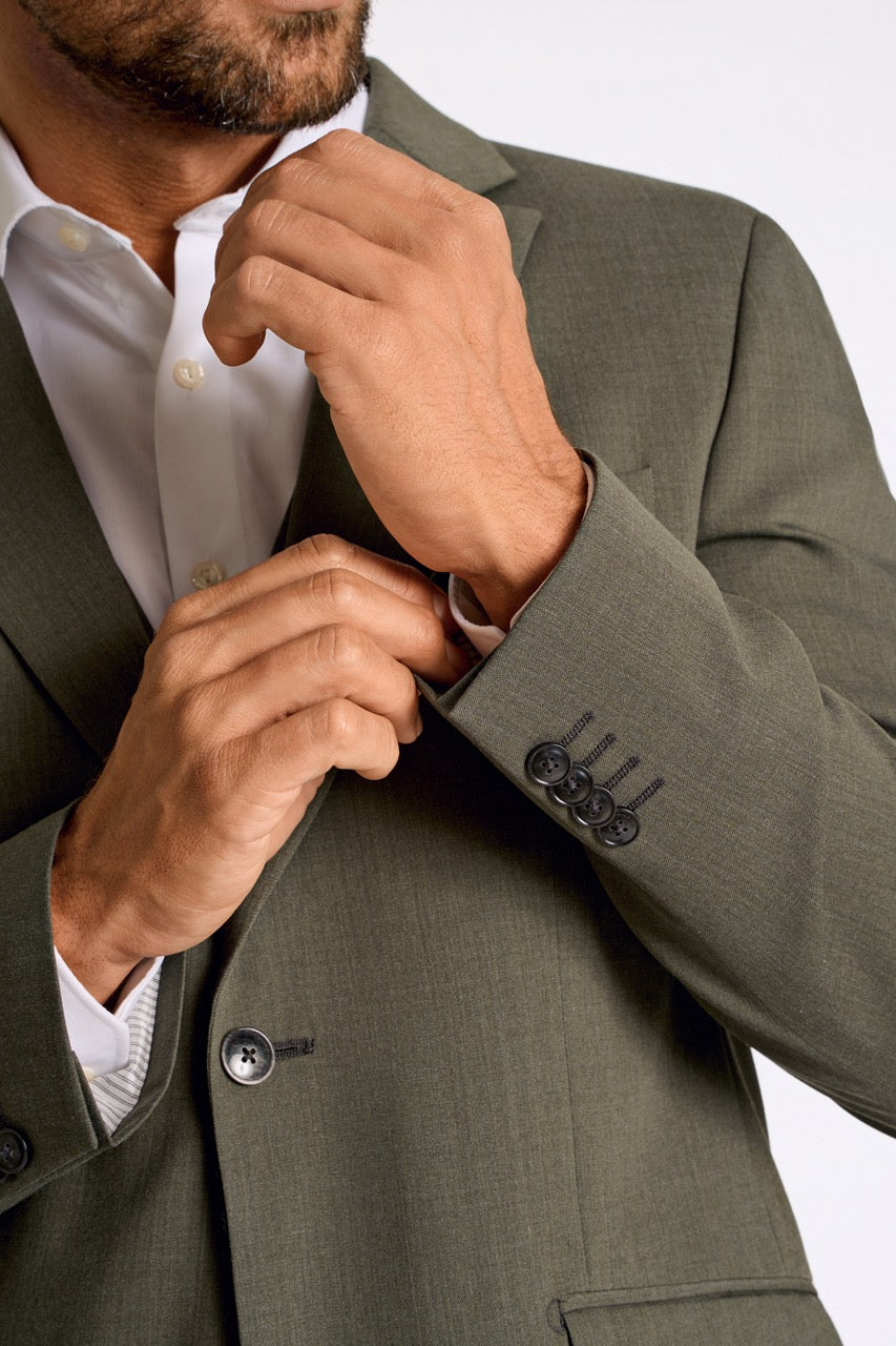 BLAZER - Technical stretch blazer combi -  - Hr Ravn