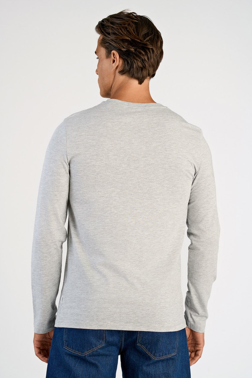 T-SHIRTS - Basic o-neck stretch tee L/S -  - Hr Ravn