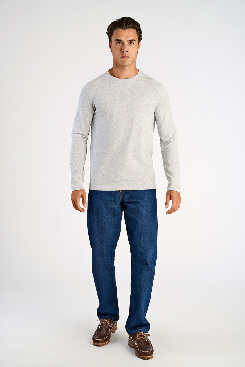 T-SHIRTS - Basic o-neck stretch tee L/S -  - Hr Ravn