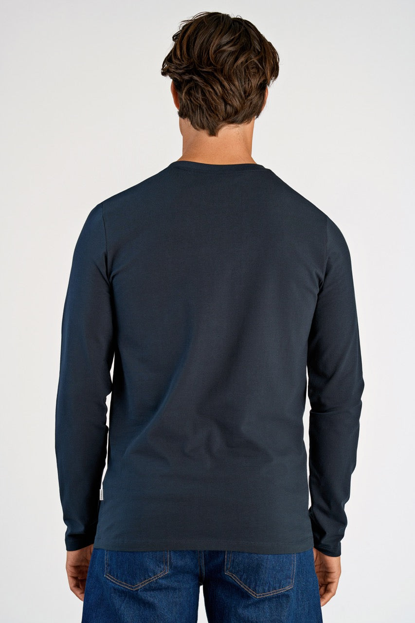 T-SHIRTS - Basic o-neck stretch tee L/S -  - Hr Ravn