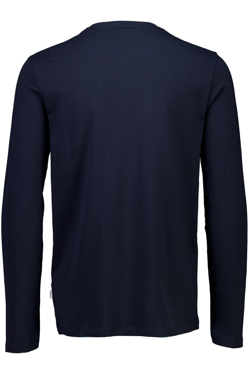 T-SHIRTS - Basic o-neck stretch tee L/S -  - Hr Ravn