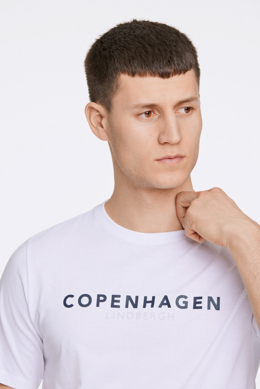 T-SHIRTS - Copenhagen print tee S/S -  - Hr Ravn