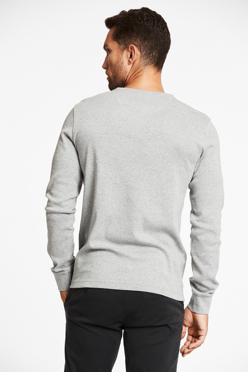 T-SHIRTS - Solid granddad L/S -  - Hr Ravn