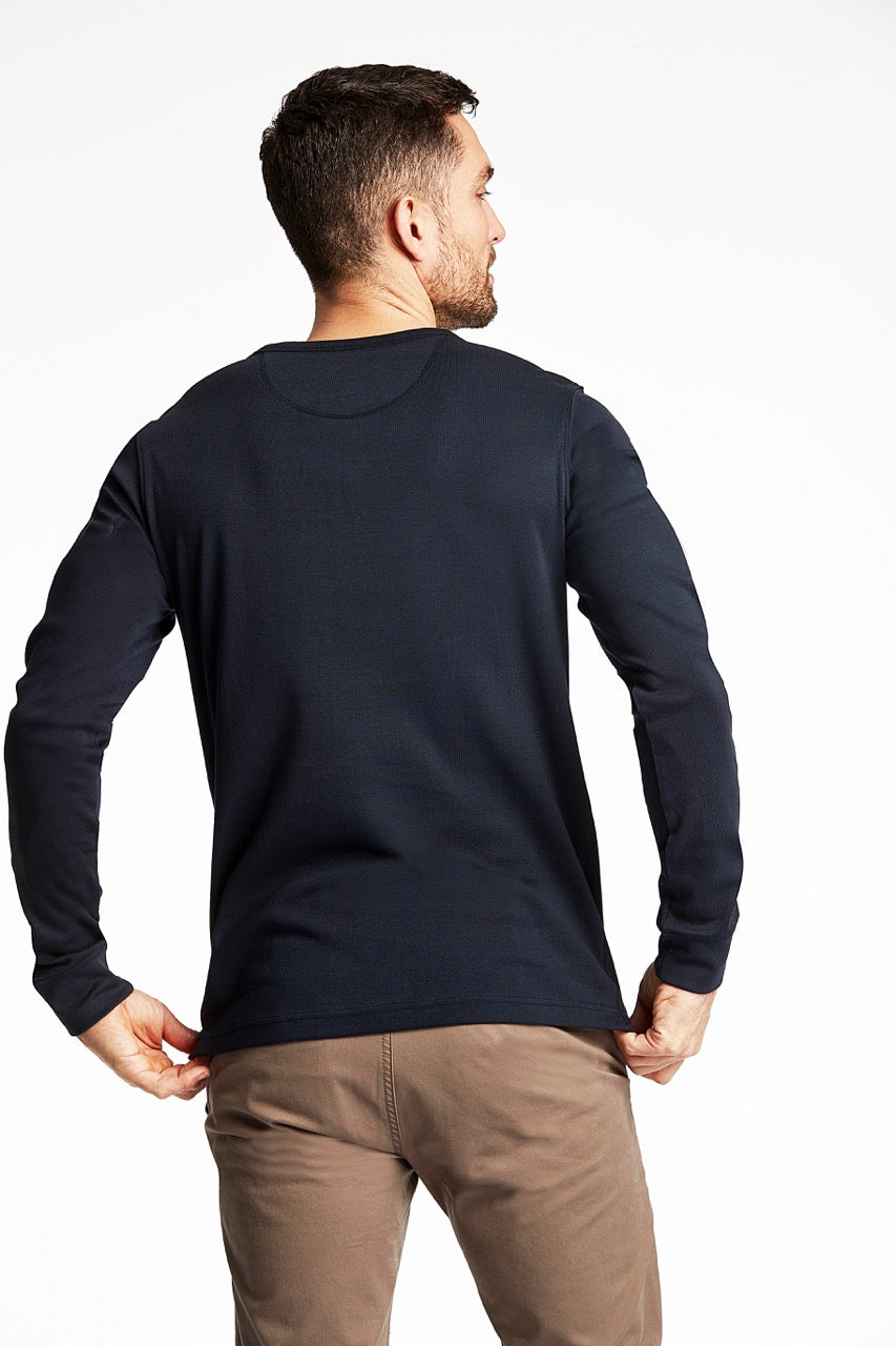 T-SHIRTS - Solid granddad L/S -  - Hr Ravn