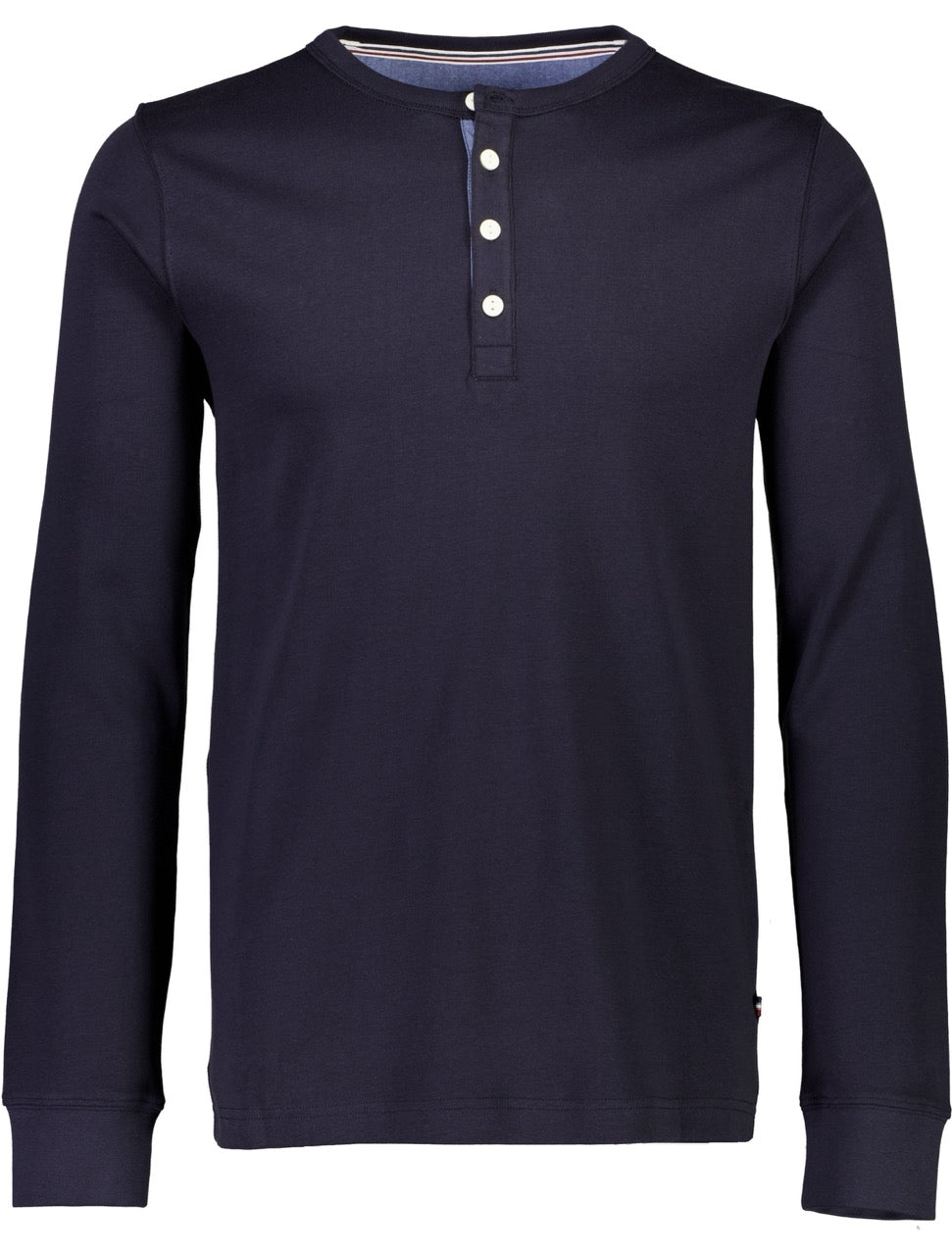 T-SHIRTS - Solid granddad L/S -  - Hr Ravn