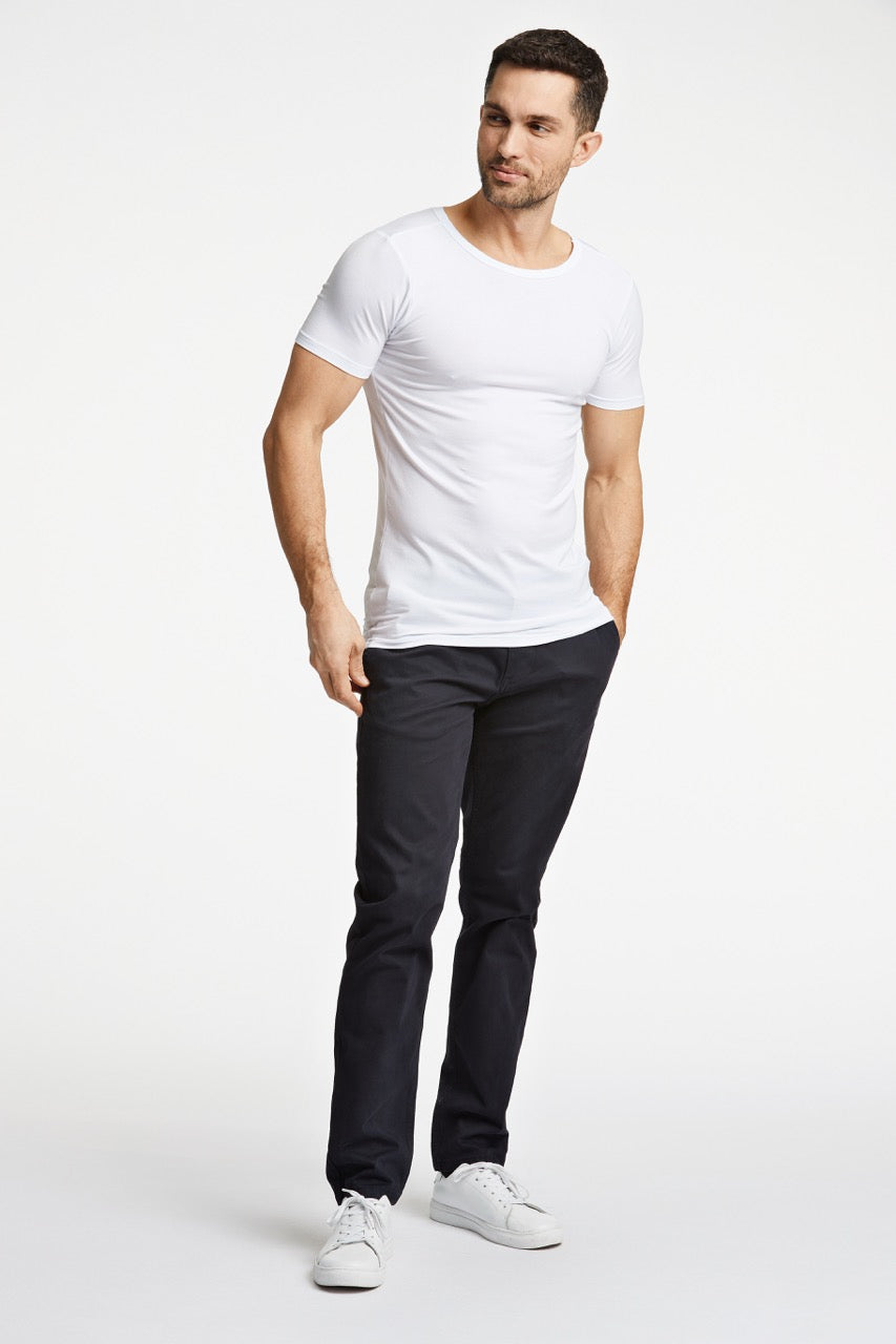 T-SHIRTS - Basic bamboo tee S/S 2 pack -  - Hr Ravn