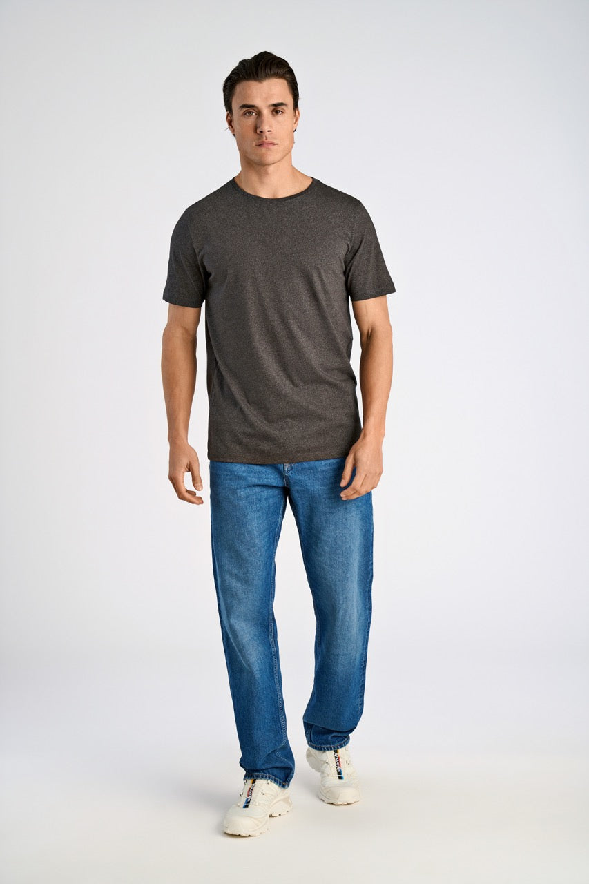 T-SHIRTS - Mouliné o-neck tee S/S -  - Hr Ravn