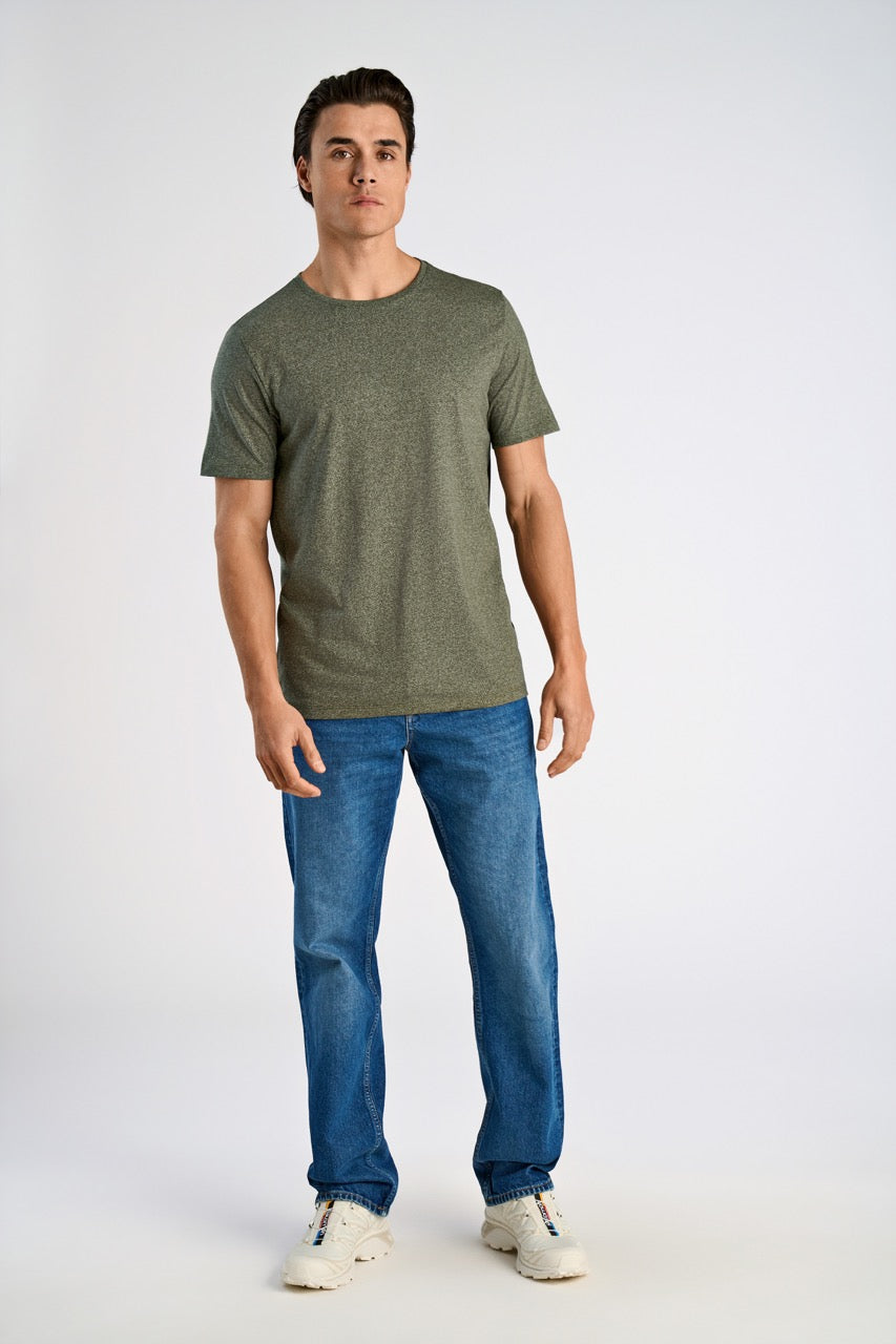 T-SHIRTS - Mouliné o-neck tee S/S -  - Hr Ravn
