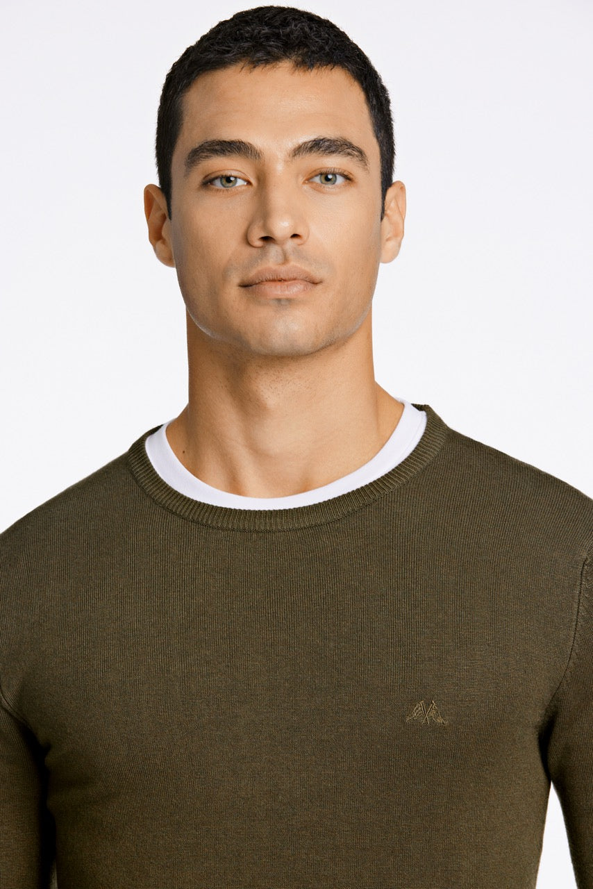 STRIK - Ecovero L/S o-neck knit -  - Hr Ravn