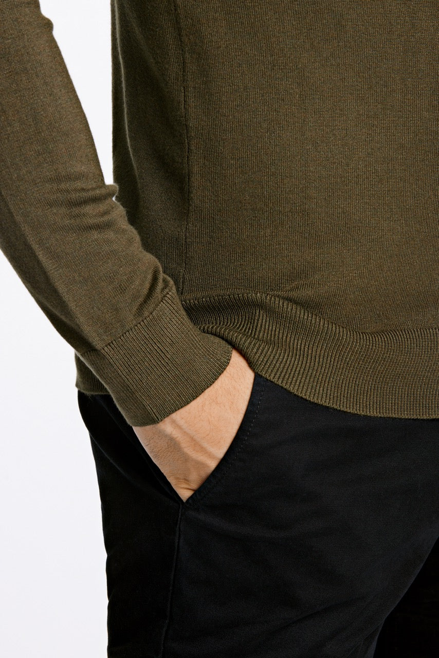 STRIK - Ecovero L/S o-neck knit -  - Hr Ravn