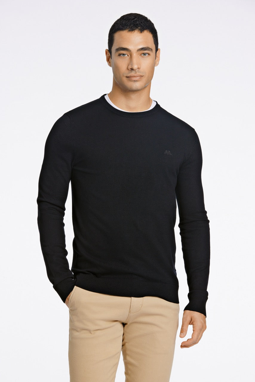 STRIK - Ecovero L/S o-neck knit -  - Hr Ravn