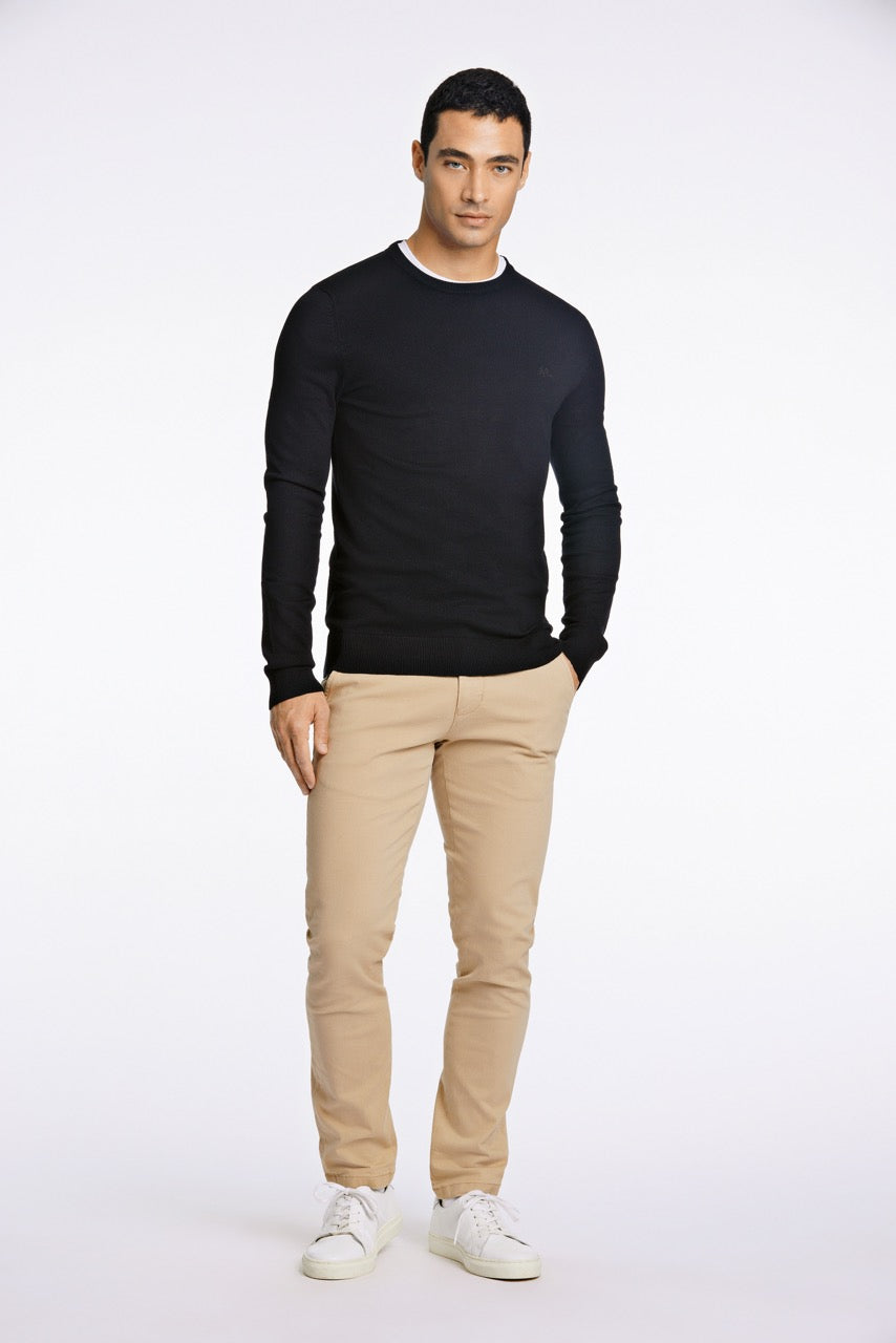 STRIK - Ecovero L/S o-neck knit -  - Hr Ravn