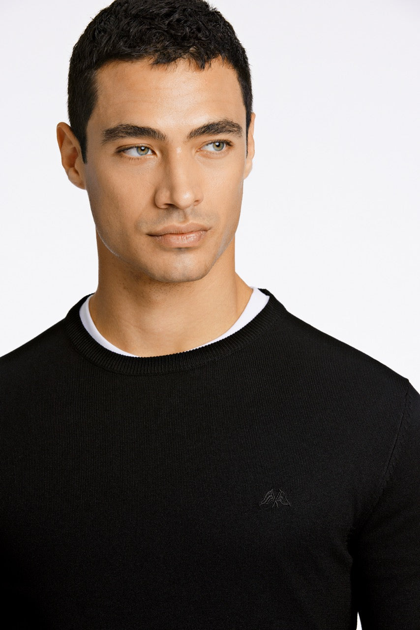 STRIK - Ecovero L/S o-neck knit -  - Hr Ravn